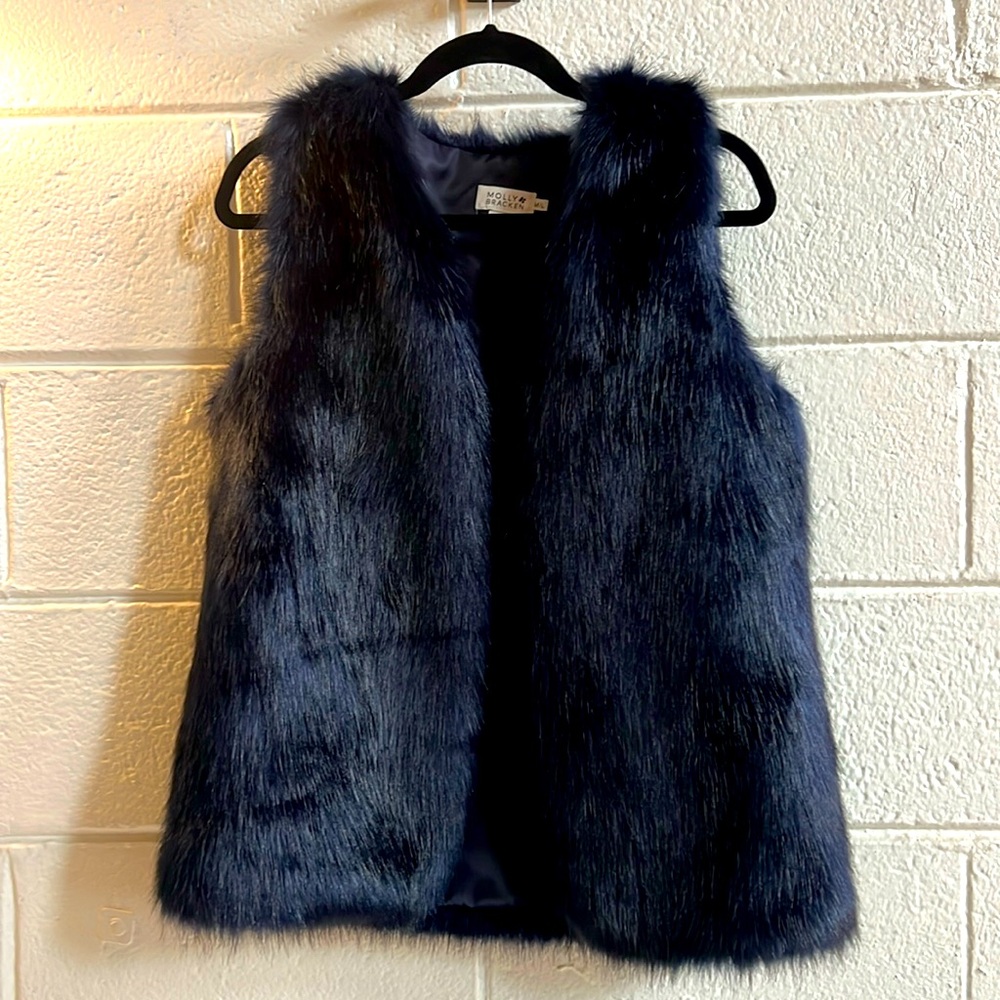 Molly Bracken long haired sleeveless vest